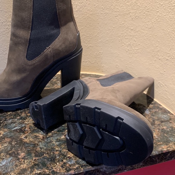 Marc Fisher Ramiro Heeled Chelsea Bootie Olive green NEW 7.5 - Picture 5 of 7